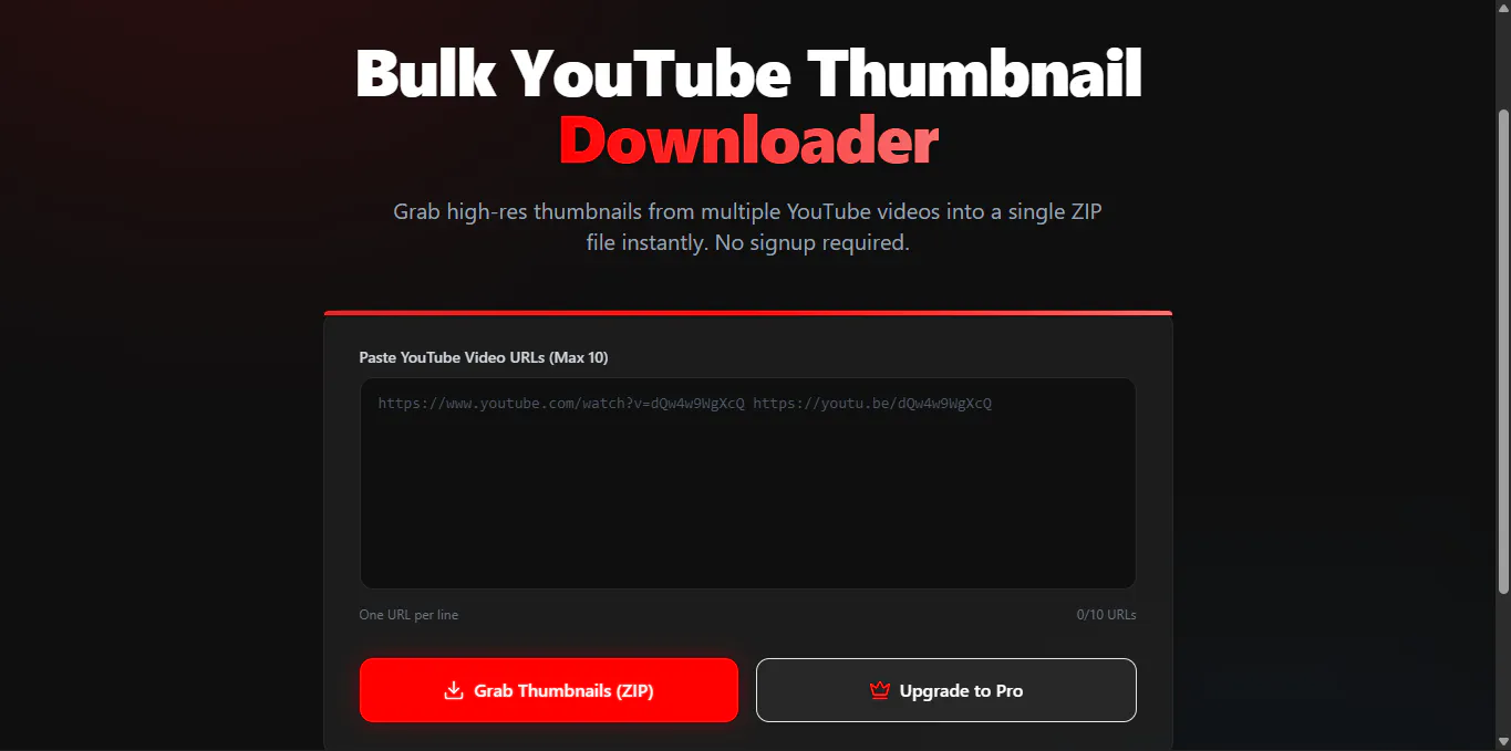 ThumbGrabber gallery image