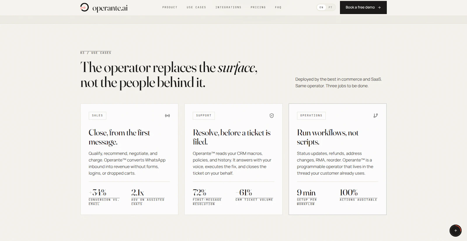 Operante.ai screenshot 7
