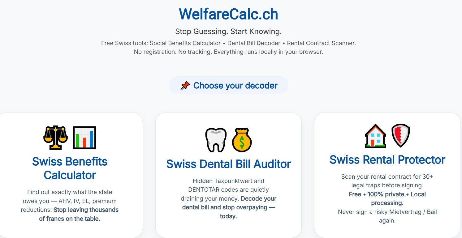 WelfareCalc.ch gallery image