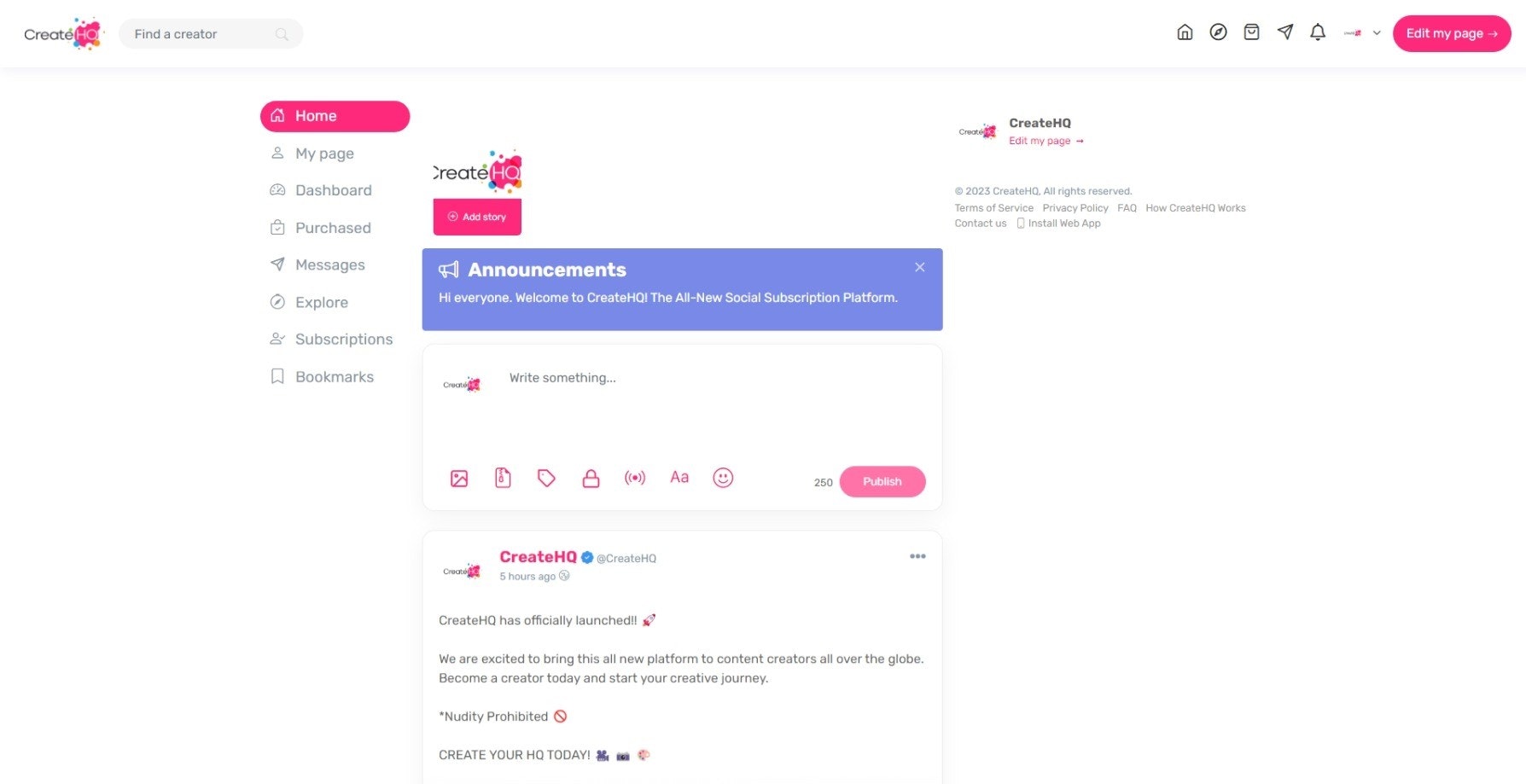 CreateHQ - Monetize your content by creating your HQ today media 3