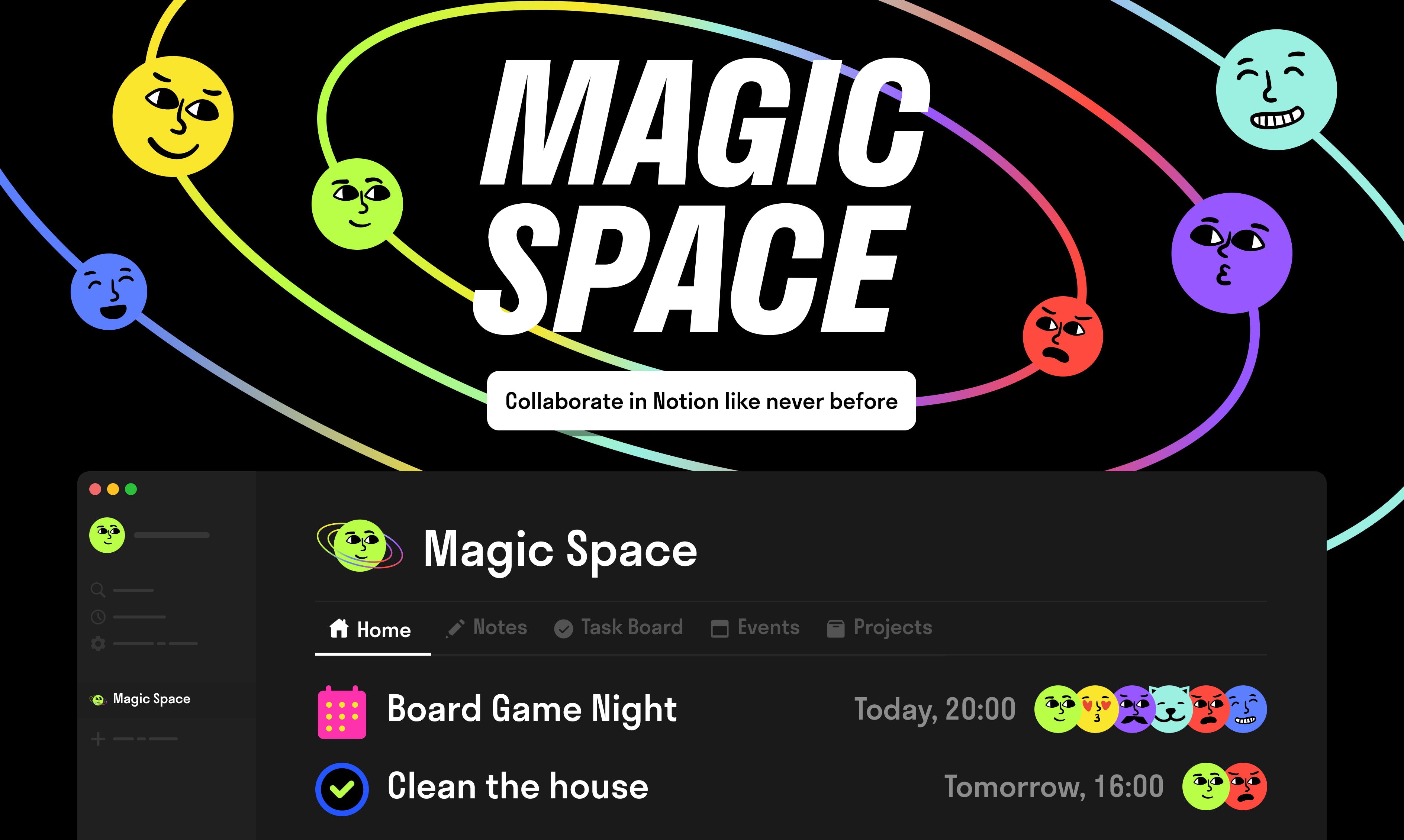 Magic Space for Notion media 1