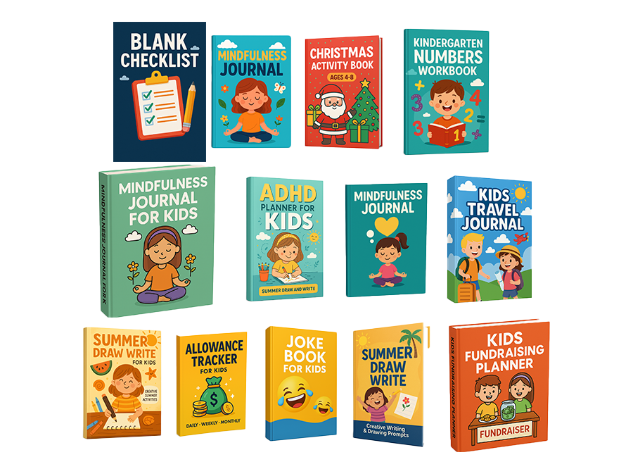 Kids Planners & Journals Vault PLR logo