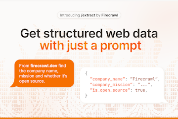Screenshot of /extract by Firecrawl