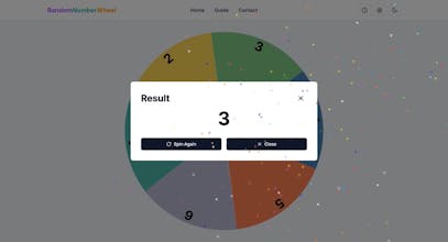 Random Number Generator Wheel gallery image