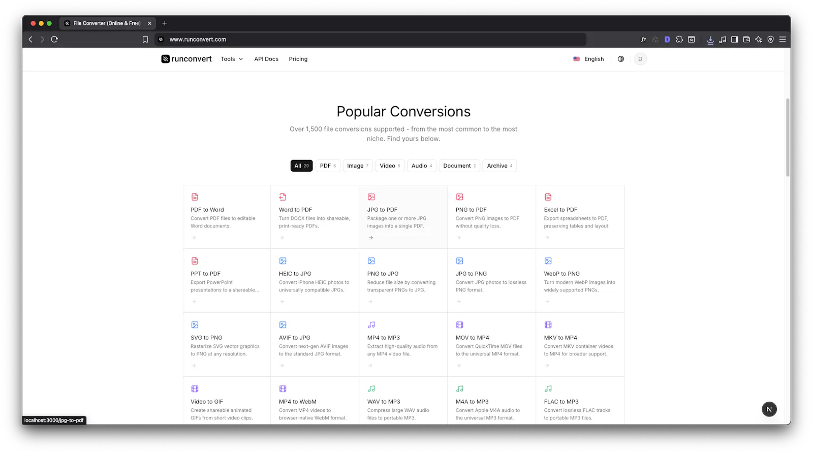 RunConvert screenshot 2
