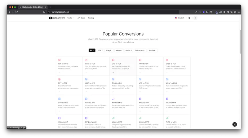 RunConvert screenshot 2