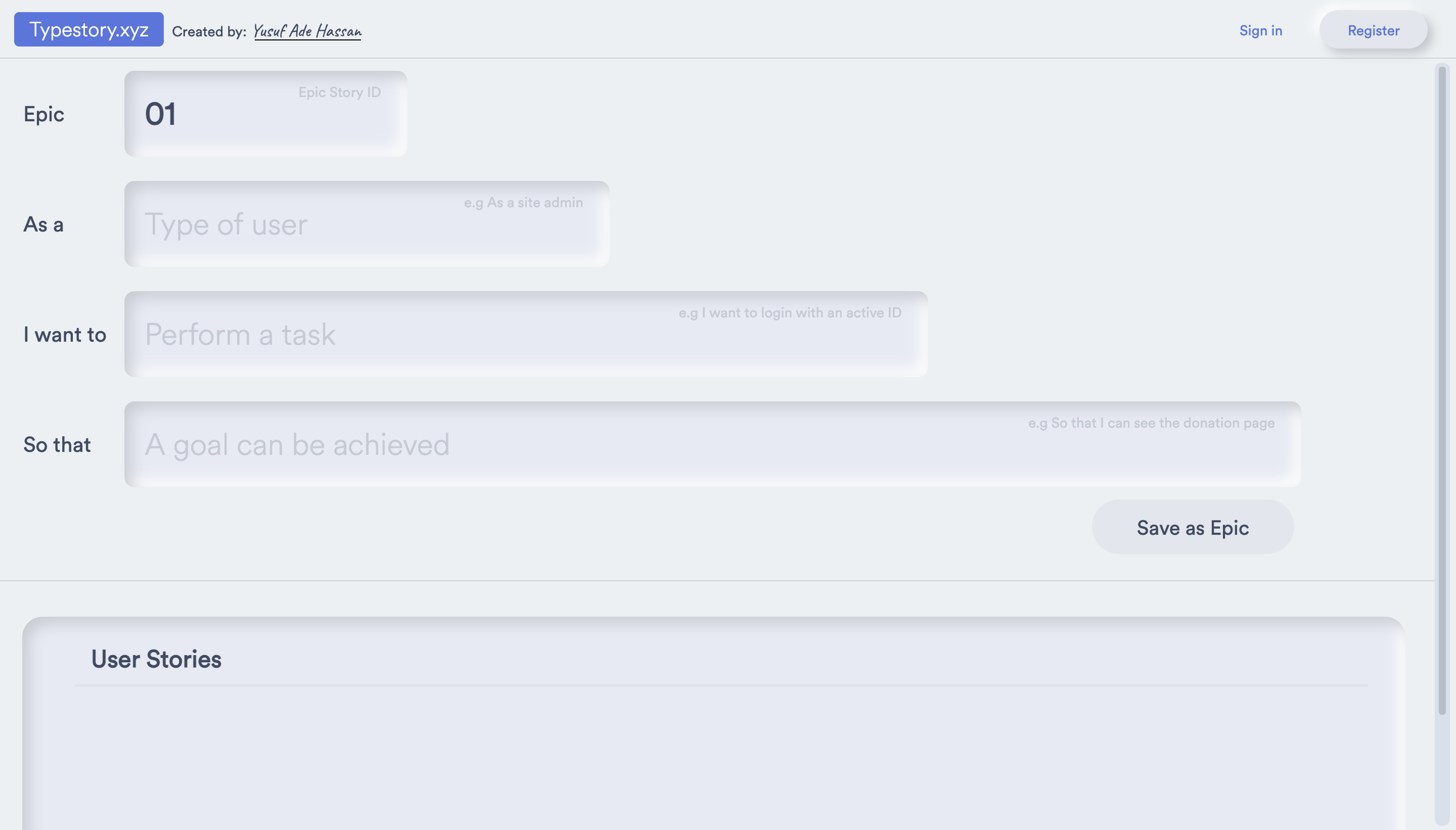 TypeStory gallery image