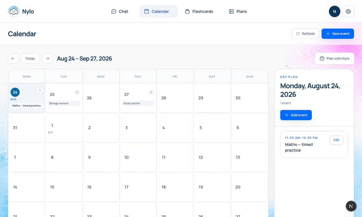Nylo | AI Scheduling for Students gallery image