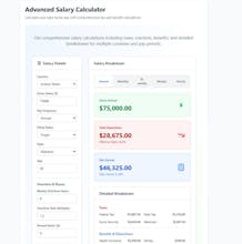 Advanced Salary Calculator gallery image
