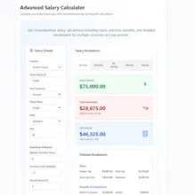 Advanced Salary Calculator gallery image