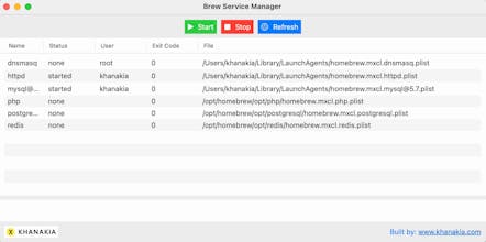 Brew Service Manager macOS gallery image