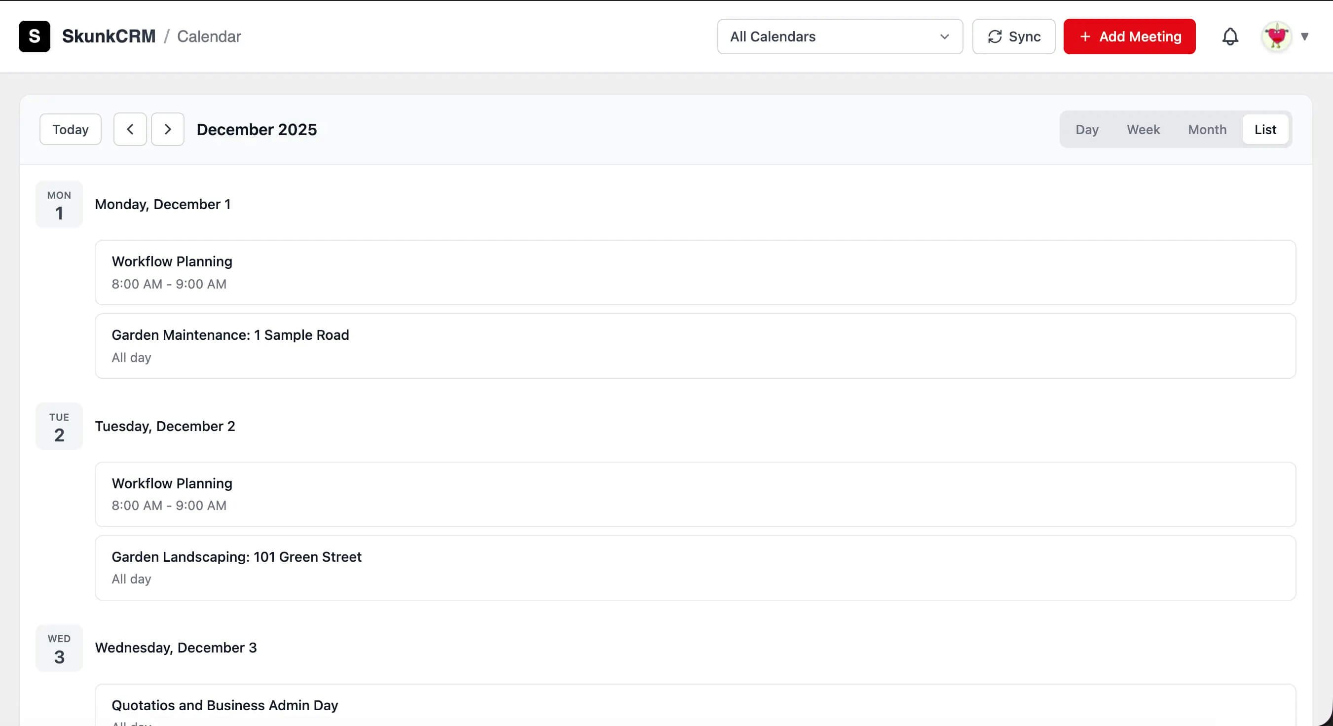 Skunk CRM gallery image