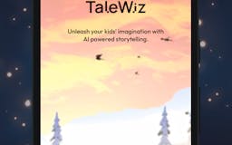 TaleWiz - AI powered storytelling media 1