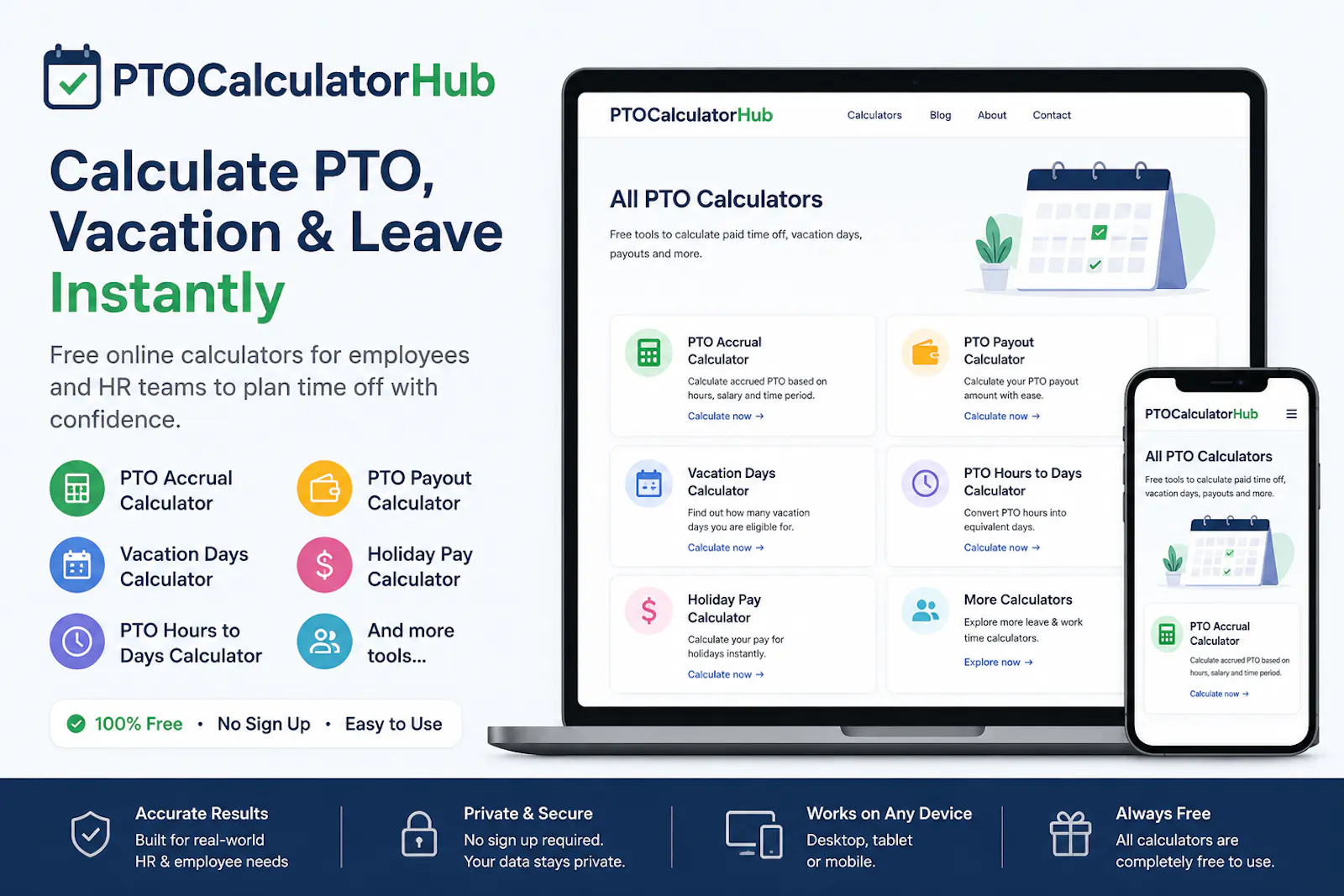 PTO Calculator Hub screenshot 1