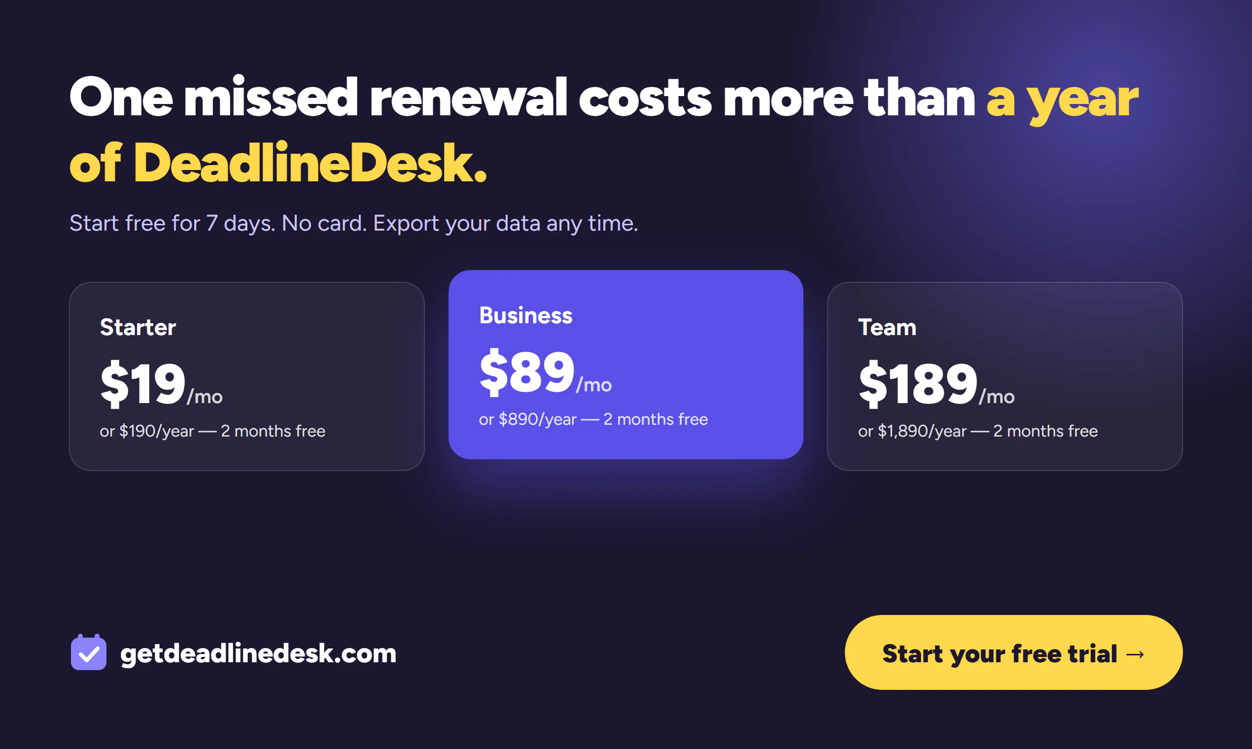 DeadlineDesk gallery image