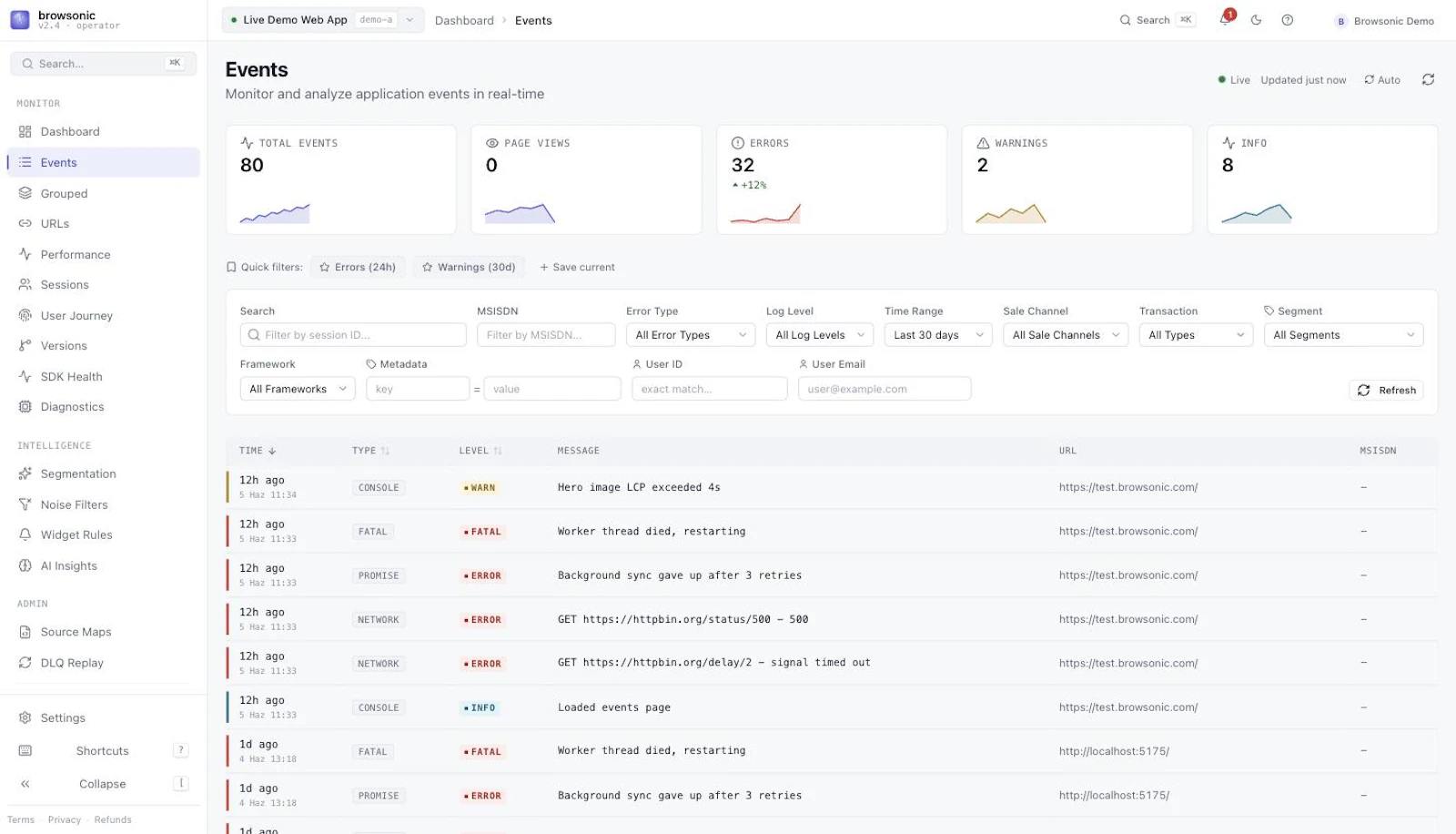 Browsonic screenshot 1