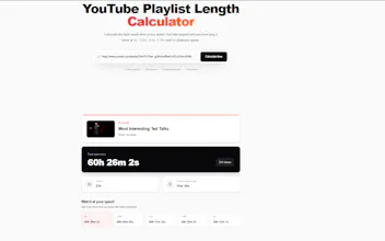youtube-playlist-length-calculator gallery image