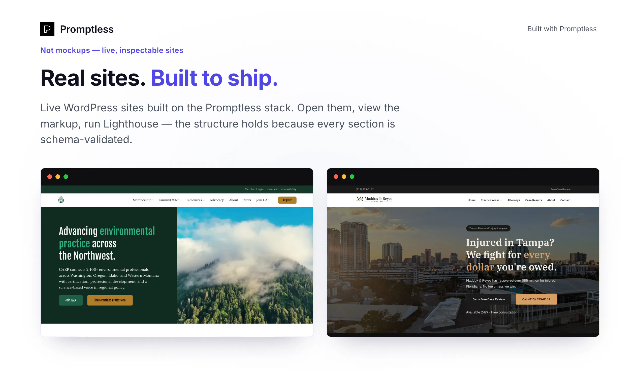 Promptless WP gallery image