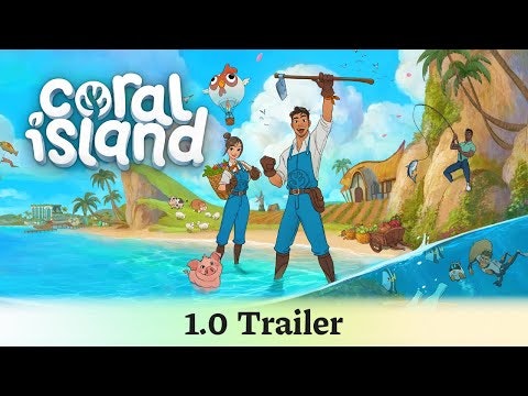 startuptile Coral Island-Re-imagined farm sim set on a tropical island