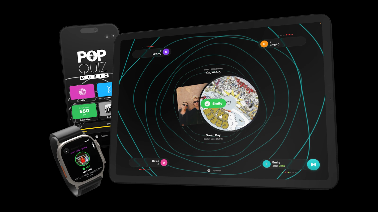 Pop Quiz Music: Voice powered trivia screenshot 2