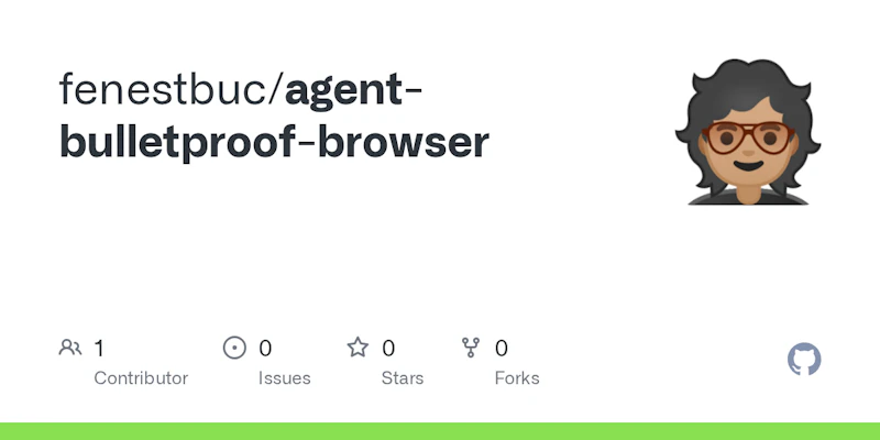 Agent Bulletproof Browser screenshot 1