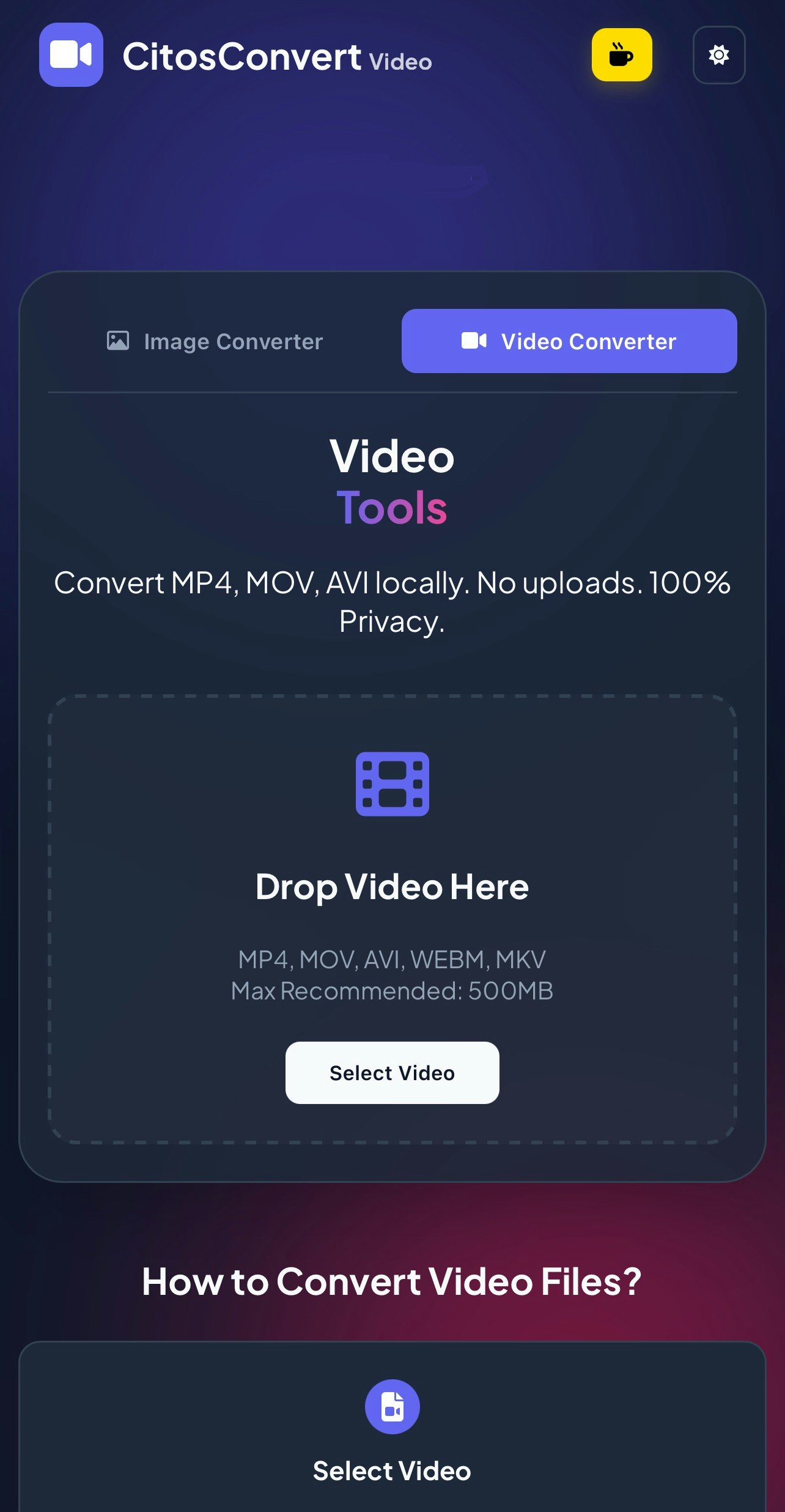 CitosConvert - Screenshot 2 showing product features and functionality