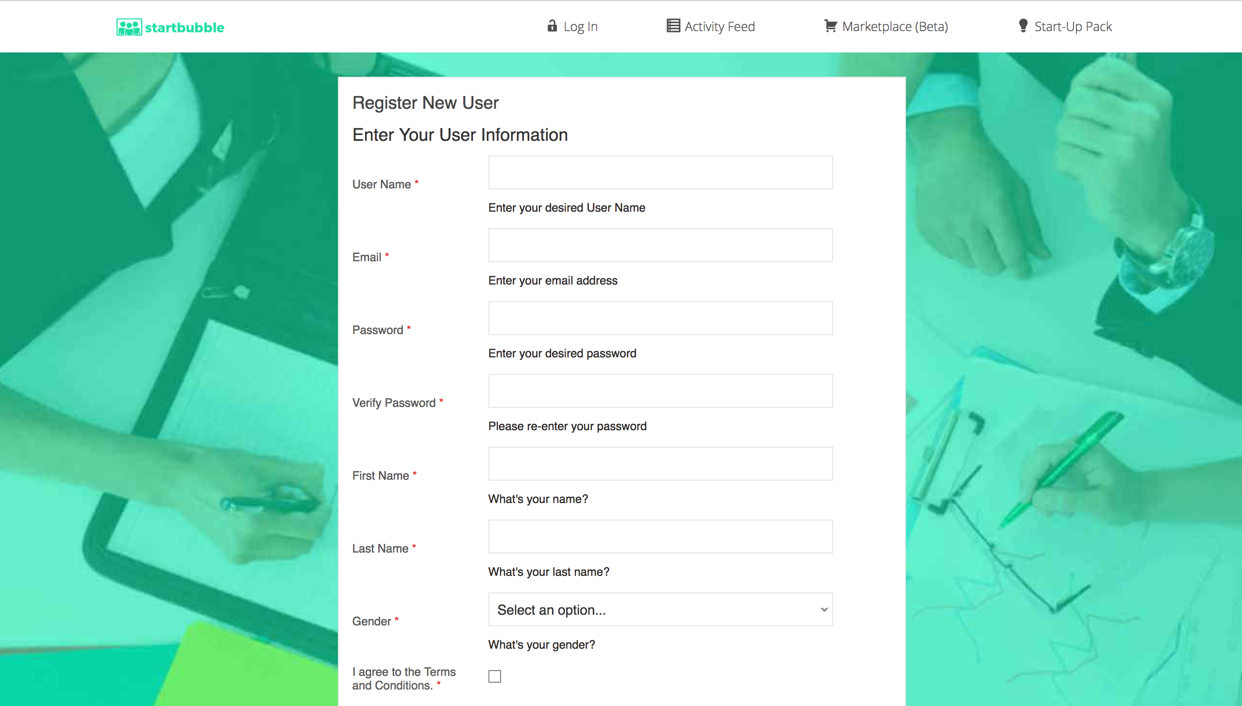 Startbubble gallery image