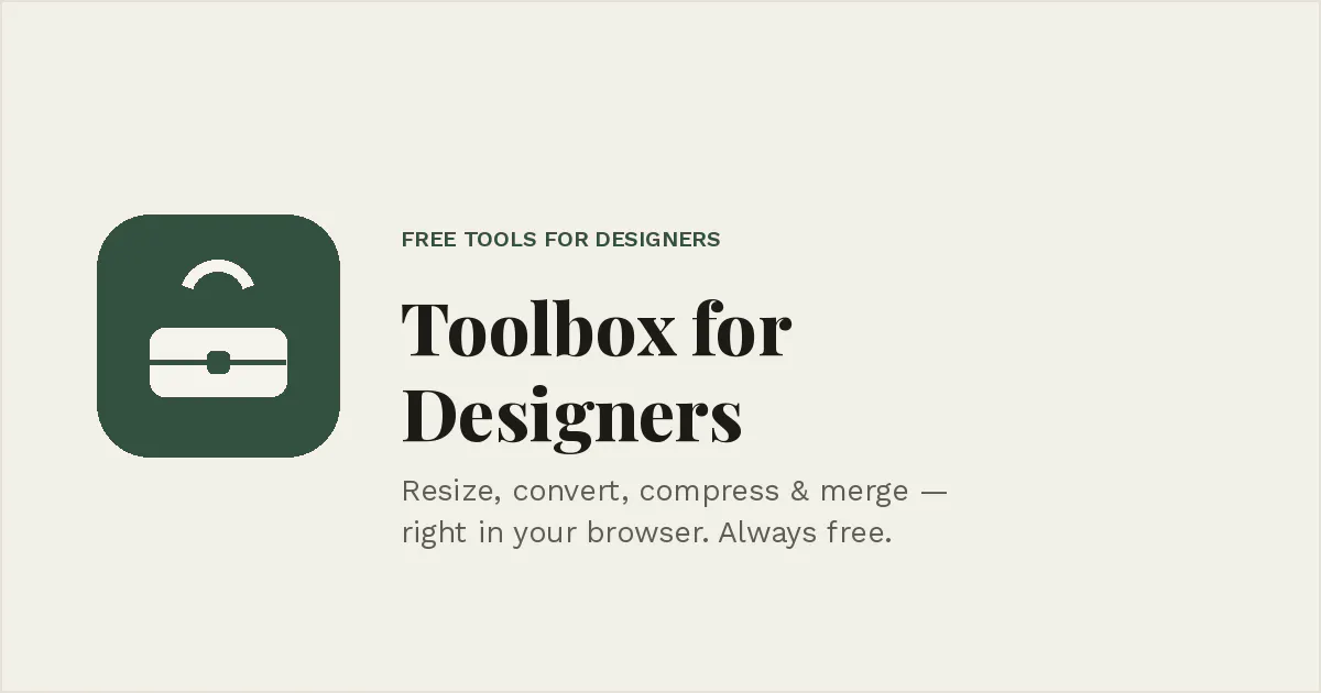 Toolbox for Designers