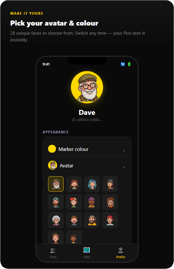 PODS Buddy Tracker  gallery image