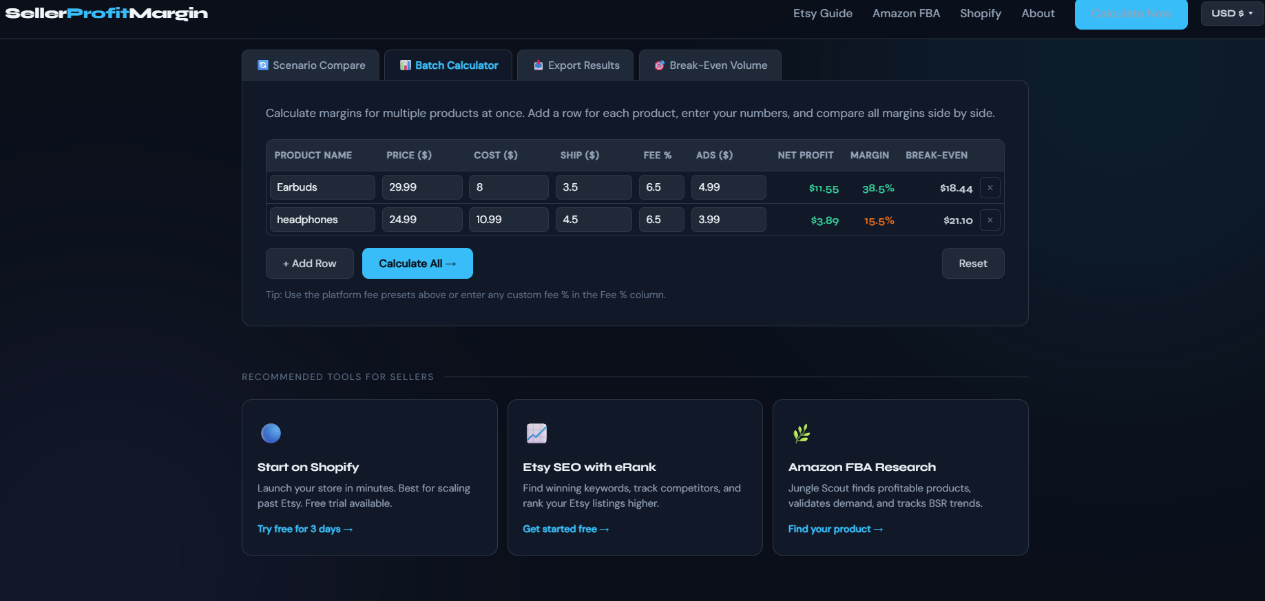 SellerProfitMargin gallery image