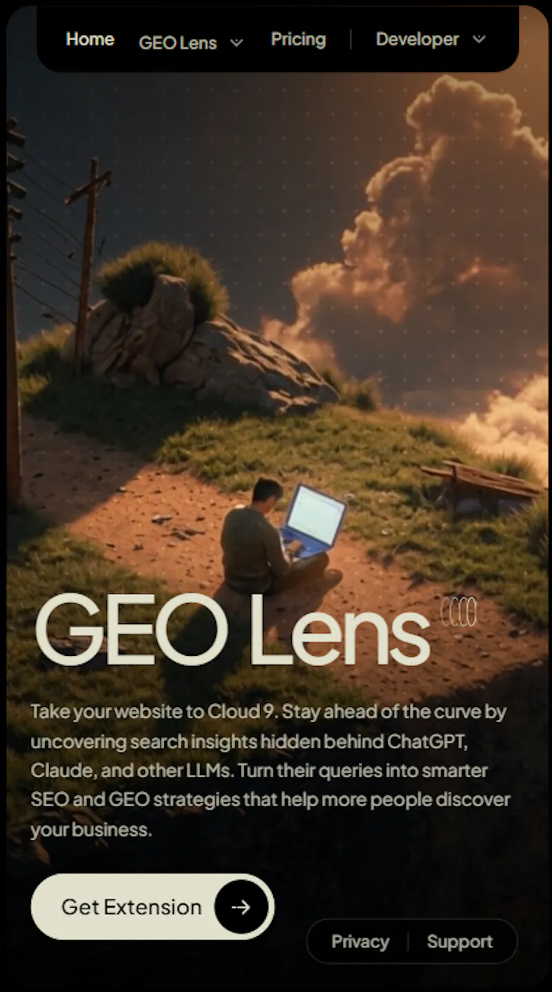GEO Lens | Rank Higher on ChatGPT Search screenshot 2