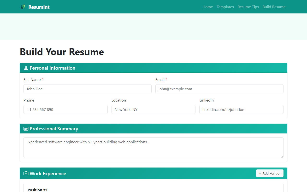 Resumint gallery image