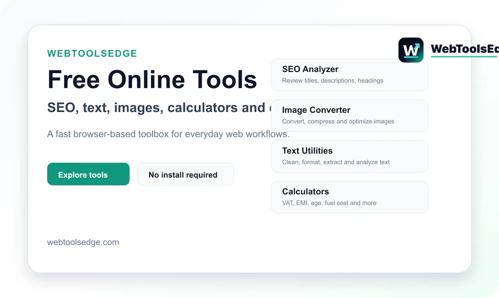 WebToolsEdge screenshot 1
