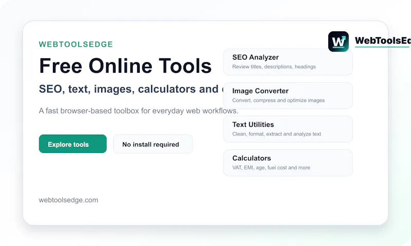 WebToolsEdge screenshot 1