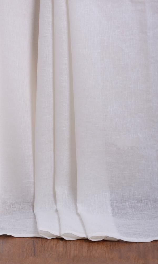 white sheer curtains gallery image
