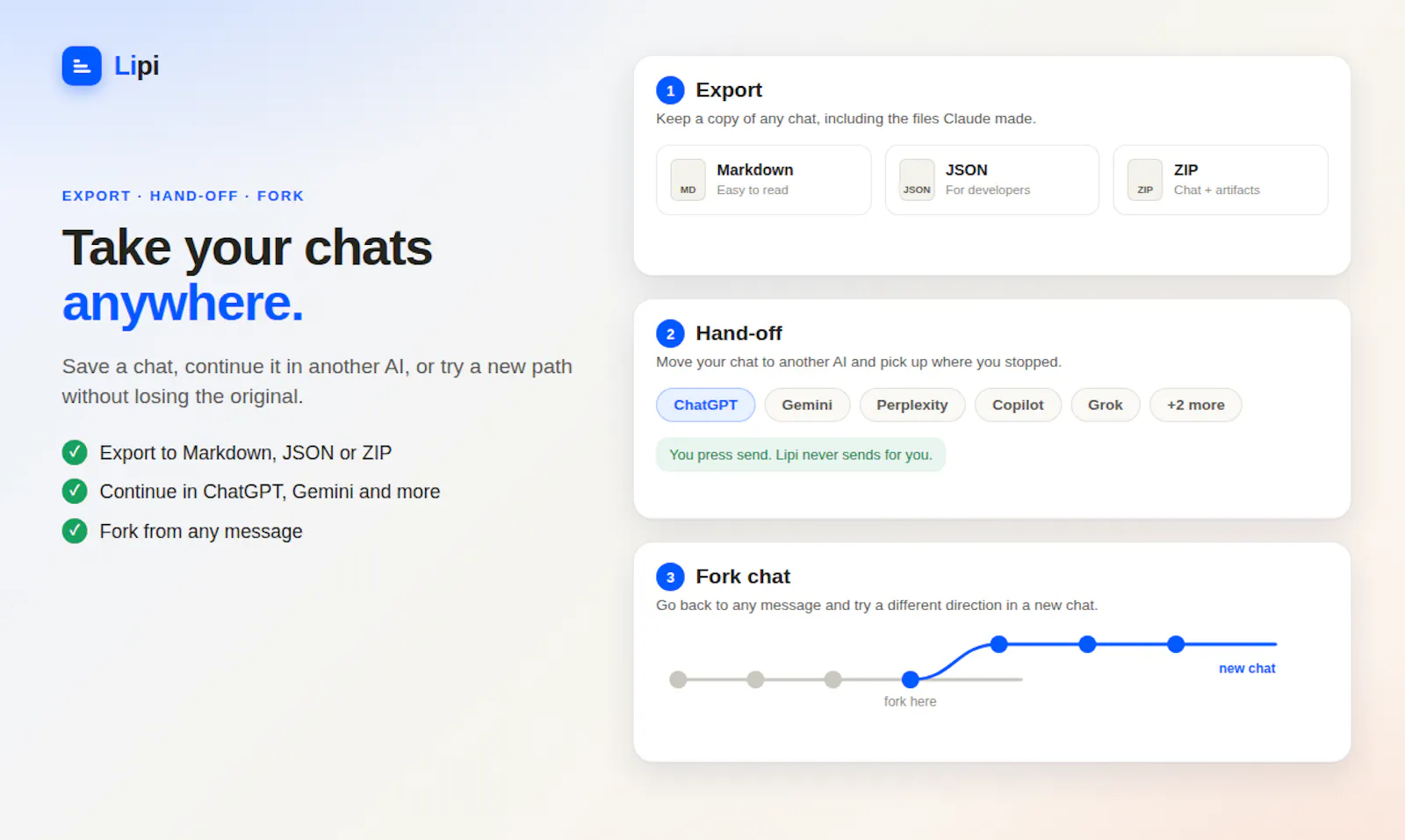 Lipi: Your AI companion screenshot 5
