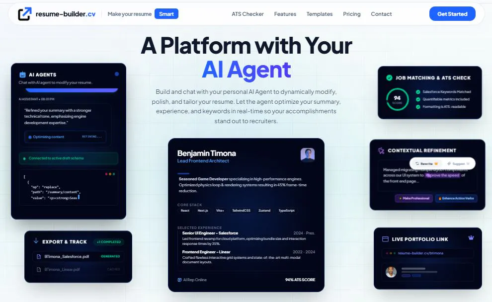 AI Resume Builder | resume-builder.cv gallery image