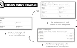 Notion Sinking Funds Tracker media 3