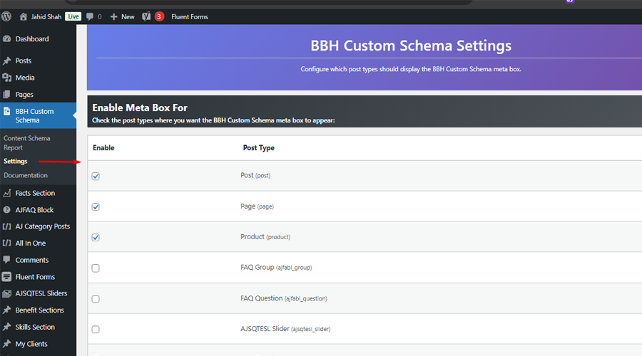 BBH Custom Schema gallery image