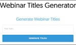 Webinar Titles Generator image