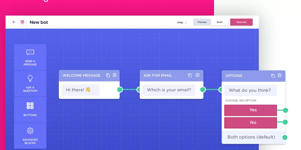 Chatbot by Landbot - No-code website based Chatbot Builder | Product Hunt