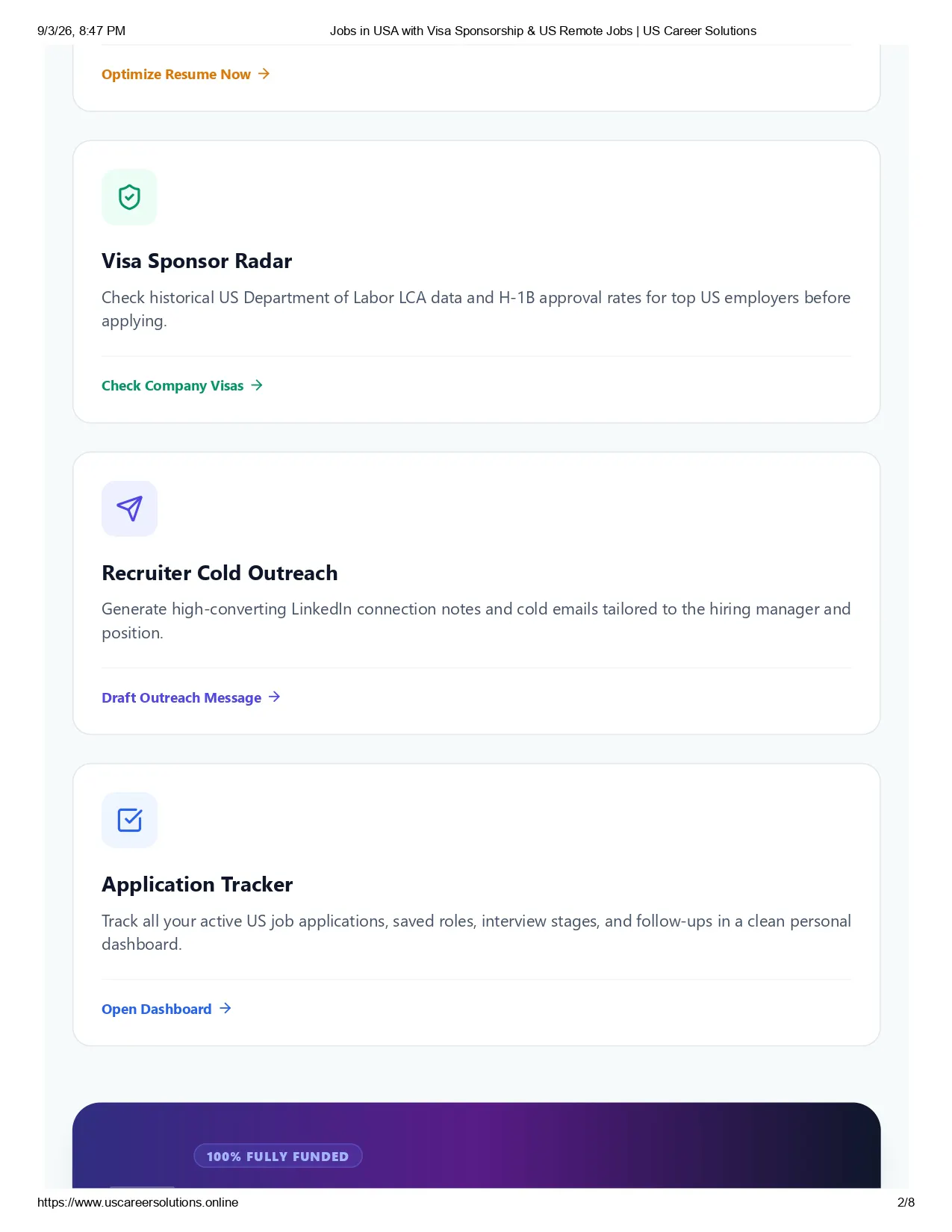 AI ATS Scanner & Visa Job Radar gallery image