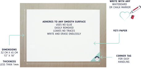 Yeti Paper - the best whiteboard of the galaxy gallery image