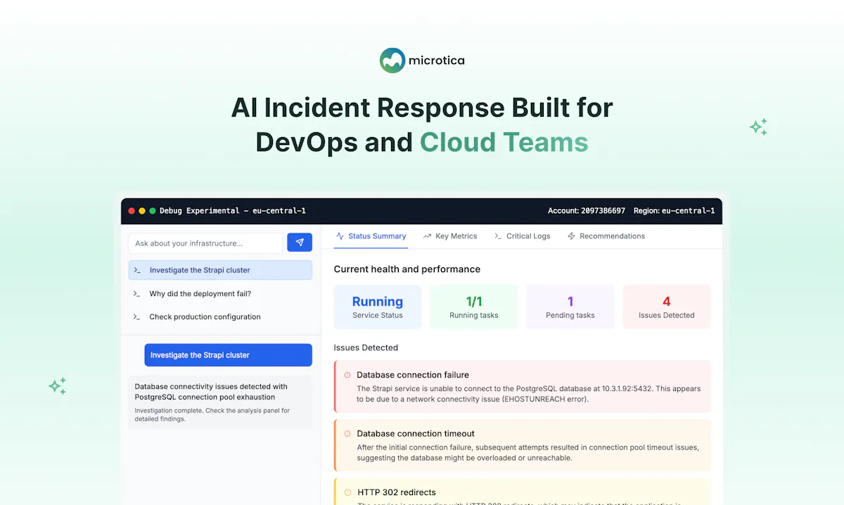 Microtica AI Incident Investigator