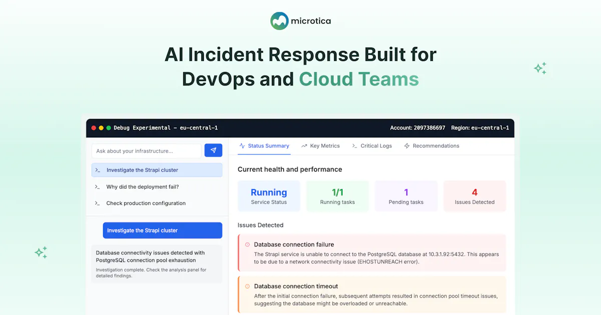 Microtica AI Incident Investigator