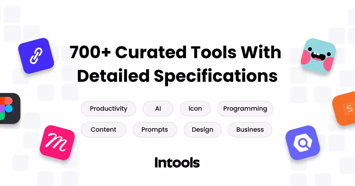 startuptile Intools-700+ Free design resources and tools with detailed features.