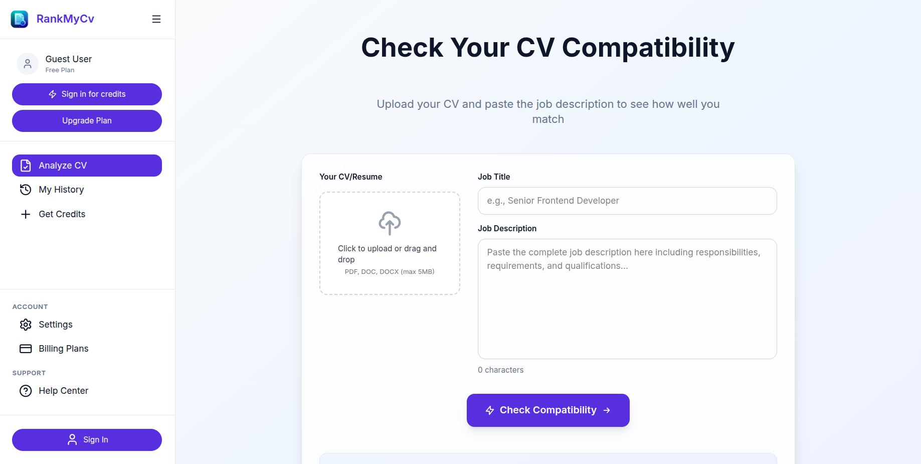 Free ATS Resume Checker - Screenshot 2 preview