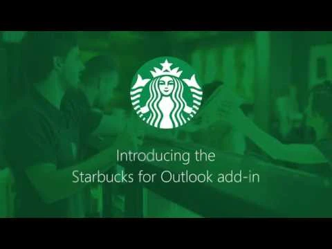 Starbucks for Outlook Add-In