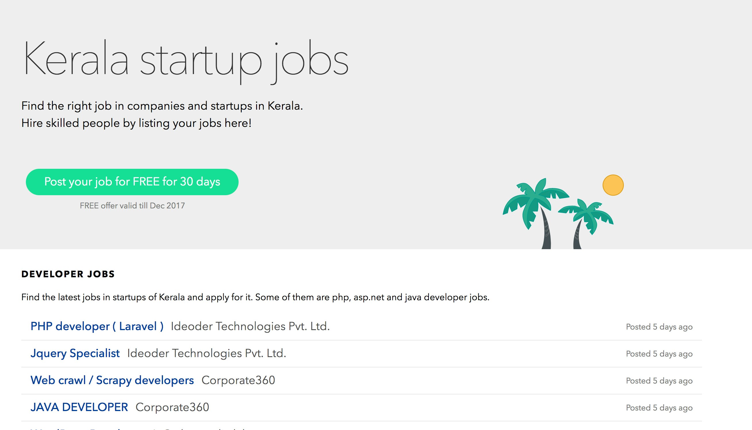 Kerala startup jobs gallery image
