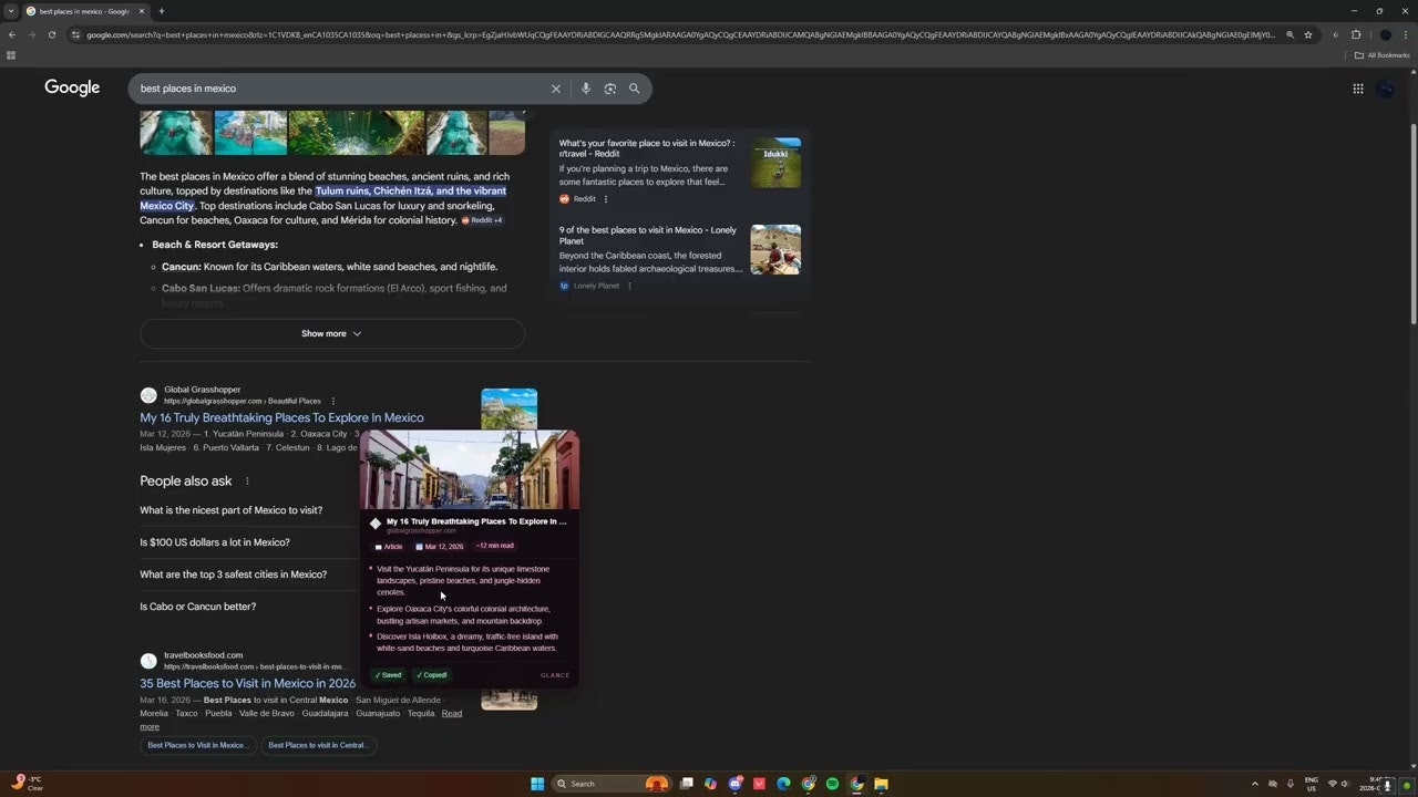 Glance — AI Search Previews gallery image